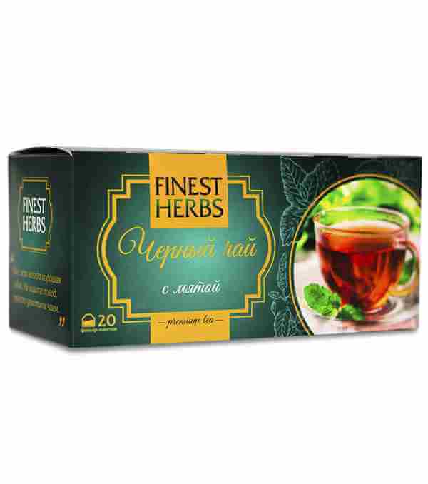 Черный чай с мятой «Finest Herbs»